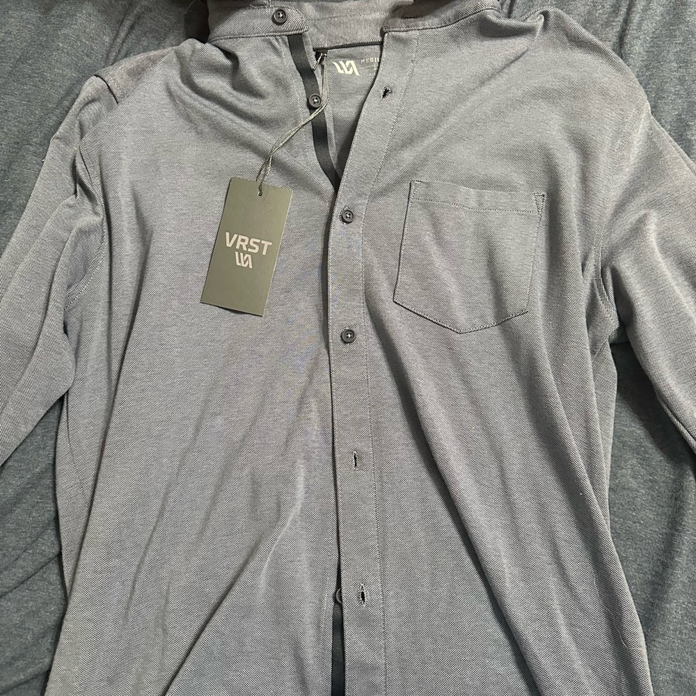 VRST Men's Gray Polo Shirt
